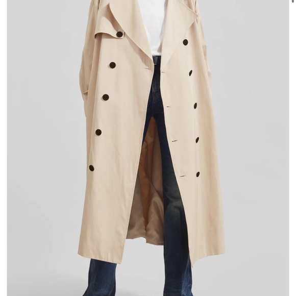 Frankie Shop Mavis Oversized Trench - Picture 4 of 8